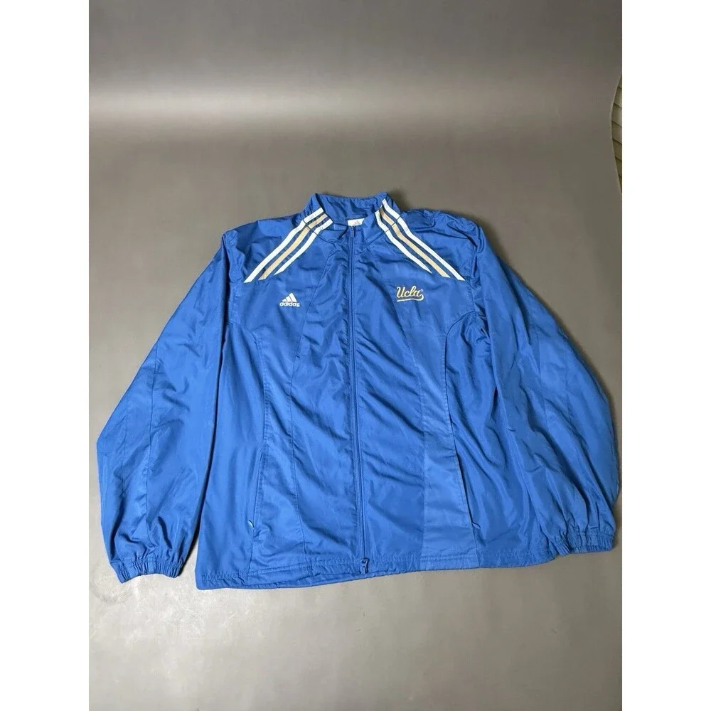 UCLA Bruins Jacket Mens XL Windbreaker College Sports Adidas